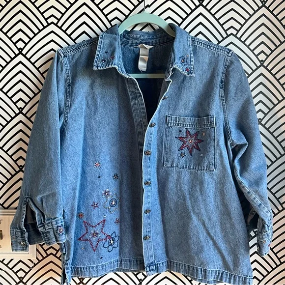 Christopher & Banks | Tops | Christopher Banks Denim Shirt